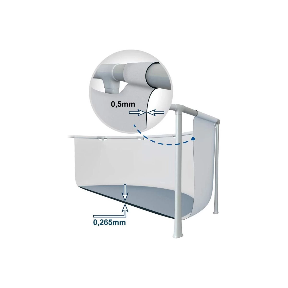 Ø 305 X 76 Cm - Intex Prism Frame Zwembad - Afbeelding 3