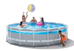 Ø 488 X 122 Cm - Intex Clearview Prism Frame Premium Zwembad