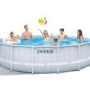 Intex Chevron Prism Frame PREMIUM Zwembadset Ø 488 X 122 Cm