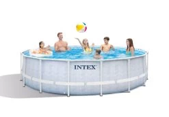 Intex Chevron Prism Frame PREMIUM Zwembadset Ø 488 X 122 Cm