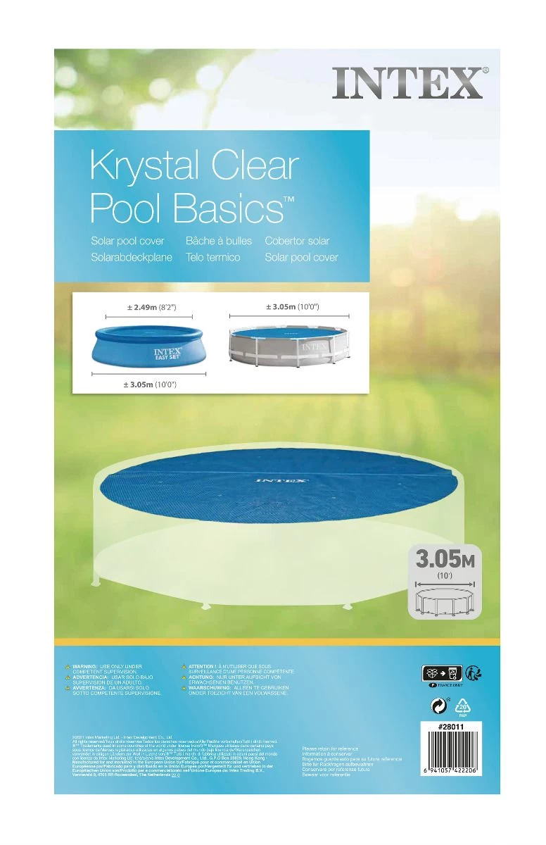 Intex Solar Isolerend Noppenfolie Ø 305 Cm | Afdekzeil Rond Zwembad - Afbeelding 5