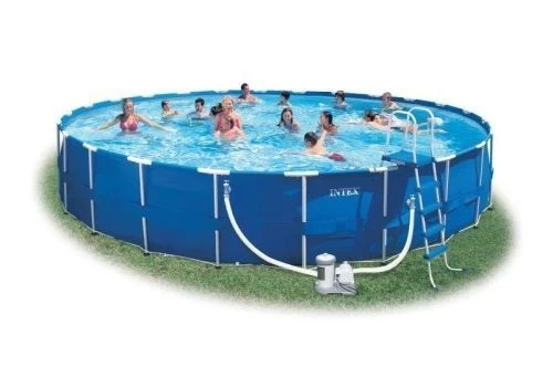 732 Cm X 132 Cm - Intex Metal Frame Pool - Afbeelding 2