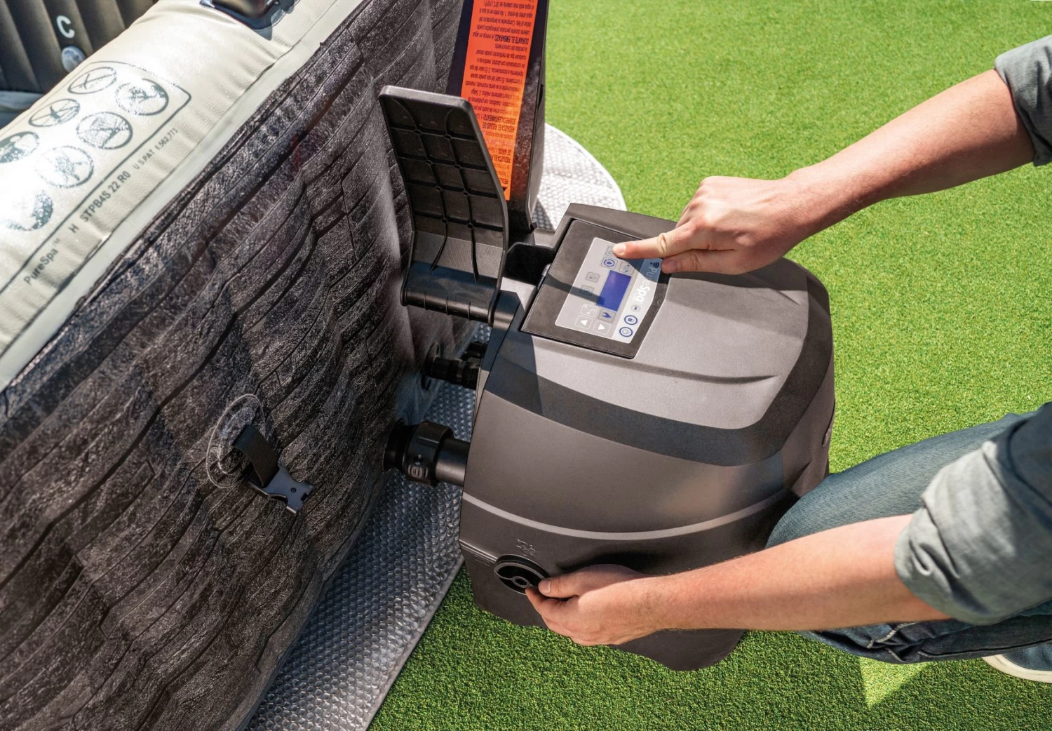 Intex PureSpa Greystone Deluxe Met Aquatural Aroma Crystals Set En WiFi - Afbeelding 16