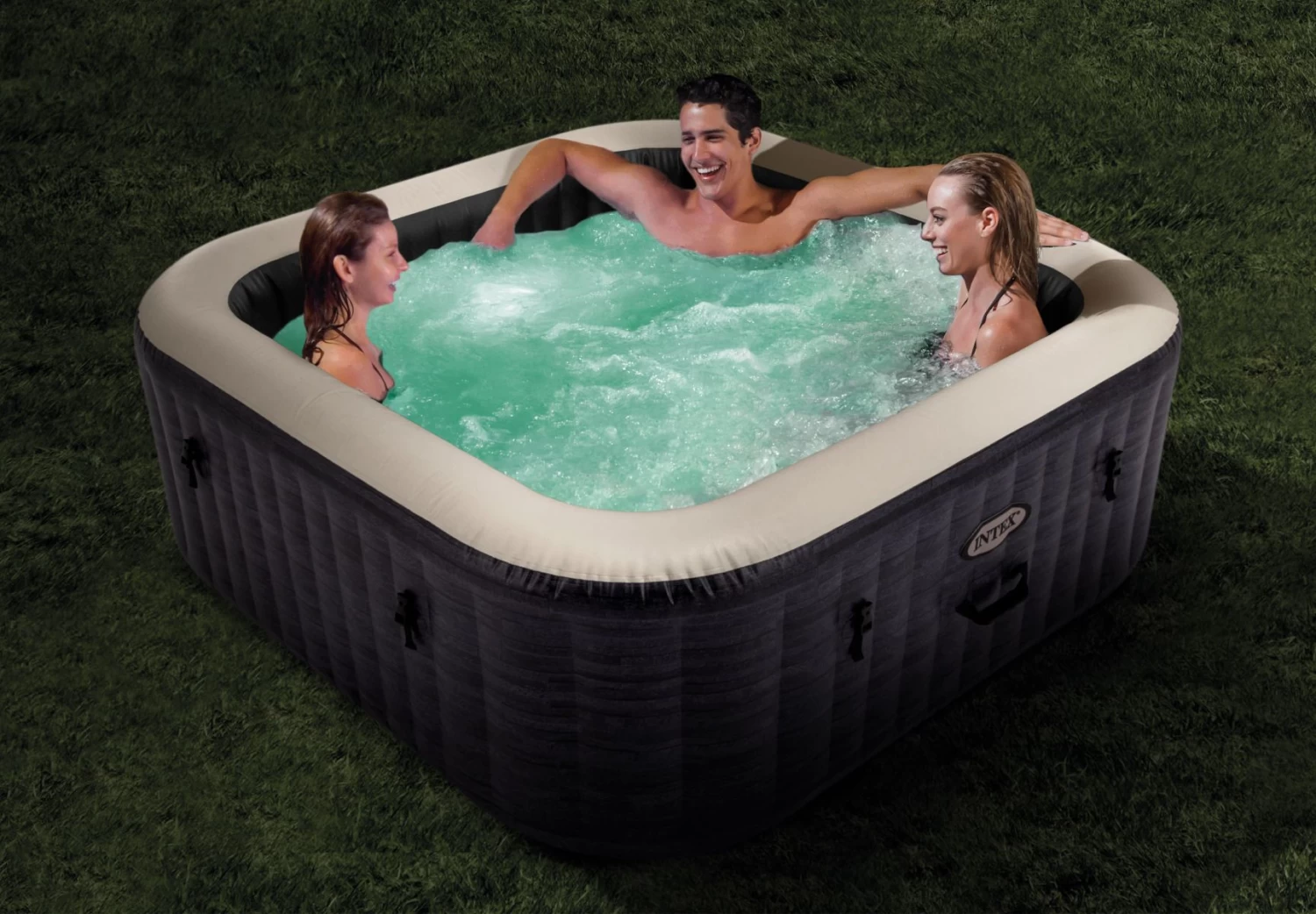 Intex PureSpa Greystone Deluxe Met Aquatural Aroma Crystals Set En WiFi - Afbeelding 3