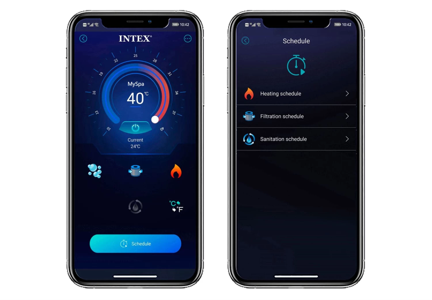 Intex PureSpa Greystone Deluxe Met Aquatural Aroma Crystals Set En WiFi - Afbeelding 5