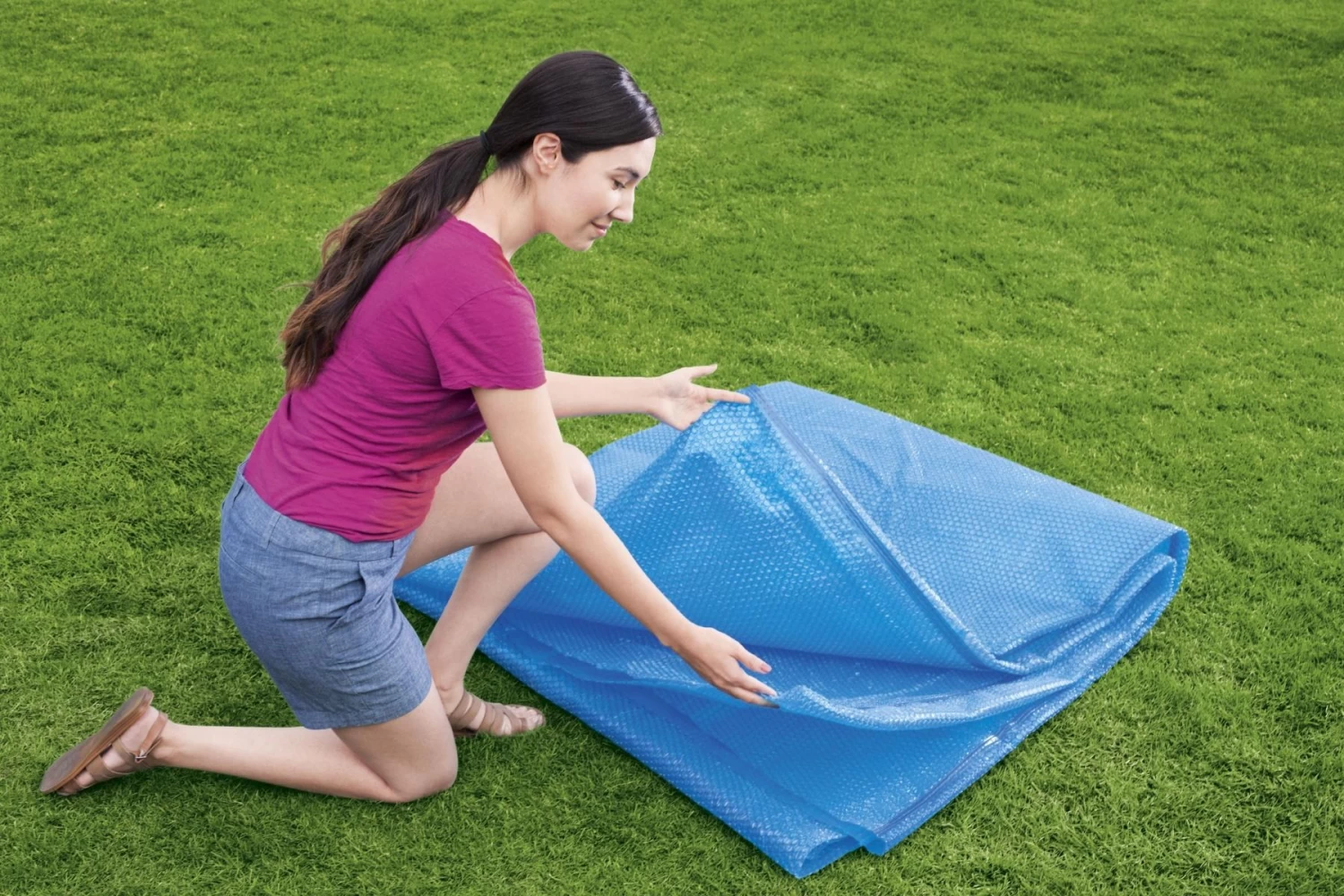Solar Cover Voor Ronde Zwembaden Ø 396, 427 En 457 Cm - Afbeelding 2