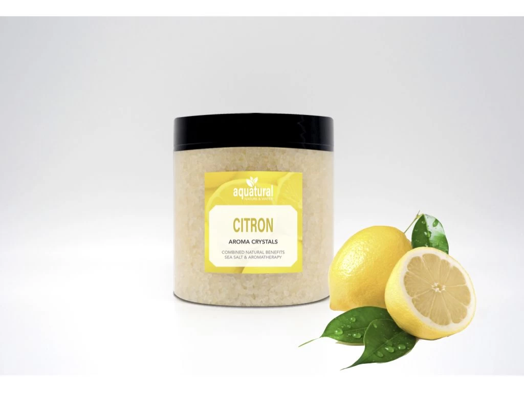 Aquatural Fruits Aroma Set Badkristallen Met Fruit Aroma's & Dode Zeezout - Sinaasappel, Citroen, Bessen - Afbeelding 8