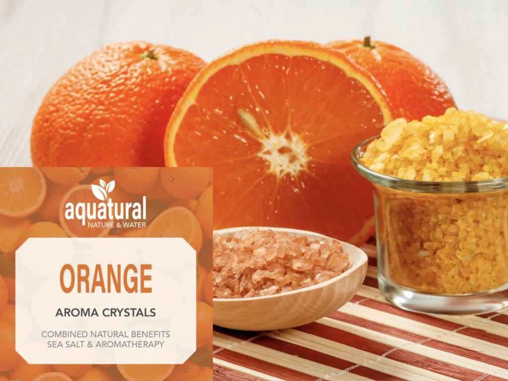 Aquatural Fruits Aroma Set Badkristallen Met Fruit Aroma's & Dode Zeezout - Sinaasappel, Citroen, Bessen - Afbeelding 9