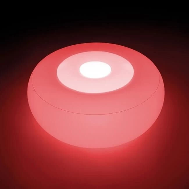 Opblaasbare Voetenbank LED Ottoman - Afbeelding 10