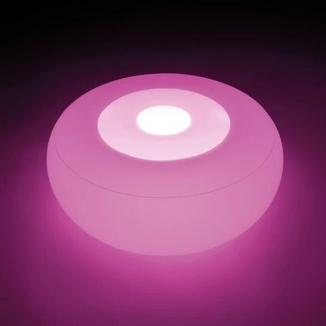 Opblaasbare Voetenbank LED Ottoman - Afbeelding 9