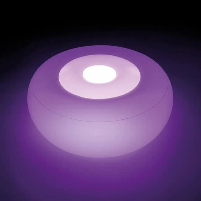 Opblaasbare Voetenbank LED Ottoman - Afbeelding 8