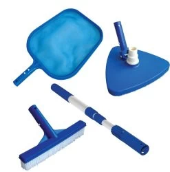 4-delige Zwembad Onderhoudsset Met Steel