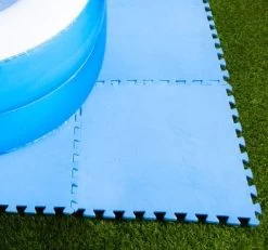 Vloertegels 50 X 50 X 0,4 Cm Blauw (8 Stuks)