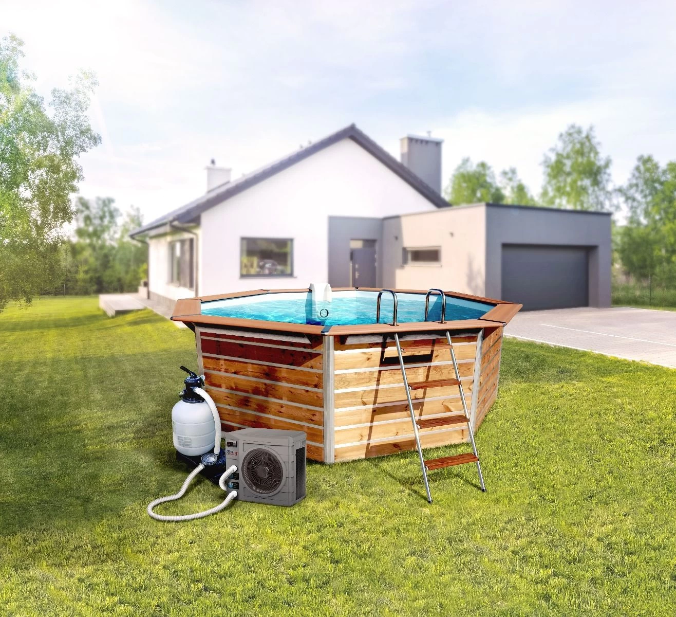 Poolstar Poolex Nano Action Zwembad Warmtepomp 4kW - Reversible - Afbeelding 9