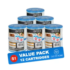 VALUE PACK 12 St. Intex Pure Spa Filter Cartridge Type S1